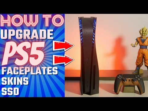 How to Upgrade and Customize your PS5 Faceplates, Skins, LEDs and SSD